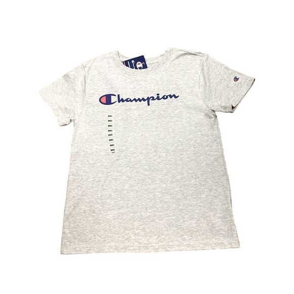 Champion Heather Gray Short Sleeve T-Shirt, Size S, NWT - Picture 1 of 7